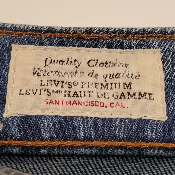 Levis 511 Premium W30 L32 Cotton Lyocell Blue Jeans - Picture 3 of 5